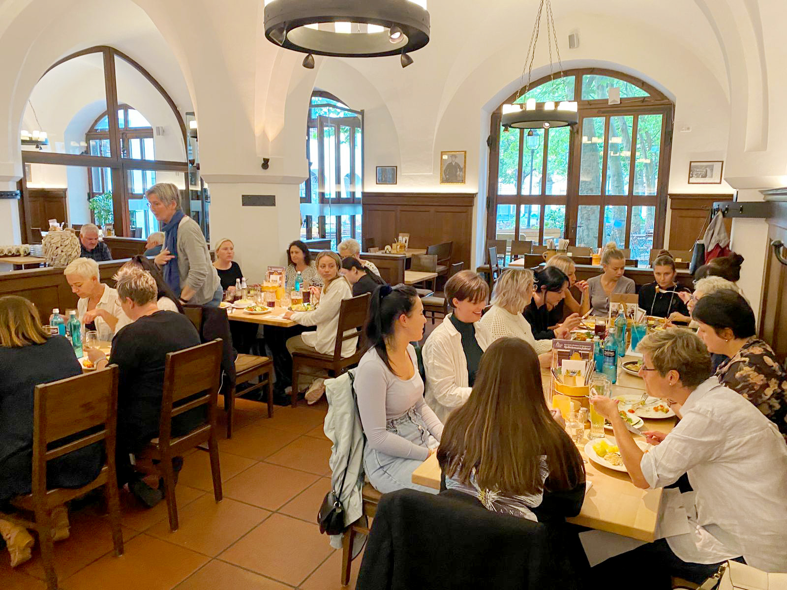 … und der Abend mit einem gemeinsamen Essen ausgeklungen.