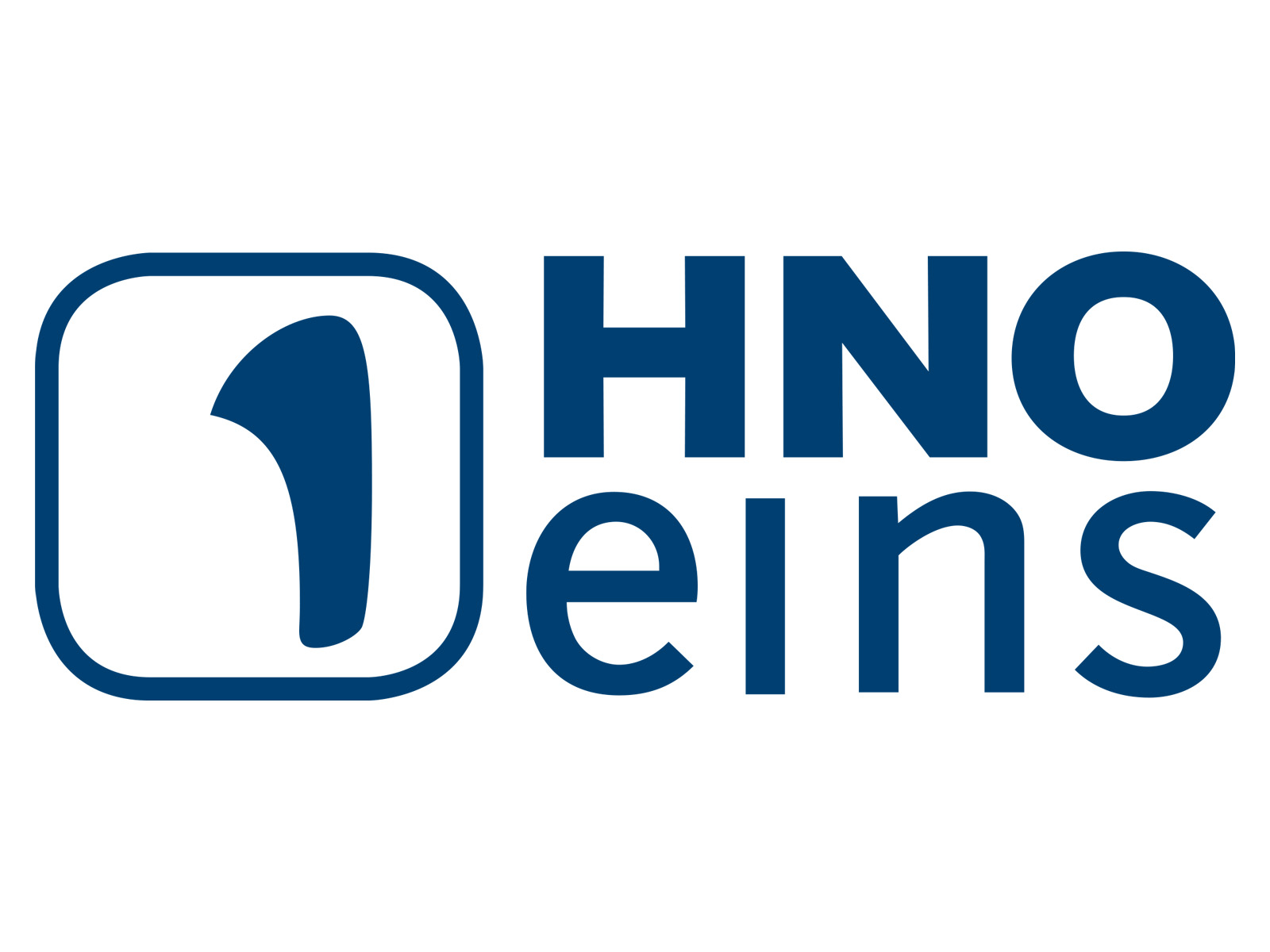 Unser neues HNOeins-Logo spiegelt unser modernes Behandlungskonzept wieder.